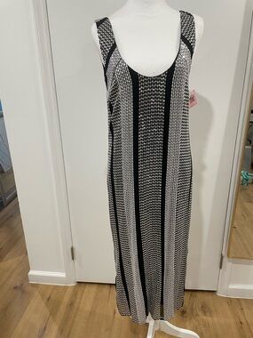 Sally Lapointe Sequin Mesh Overlay Dress